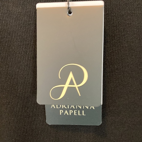 Adrianna Papell NWT Funnel Neck Sweater long sheer sleeves XS office workwear - Picture 5 of 16